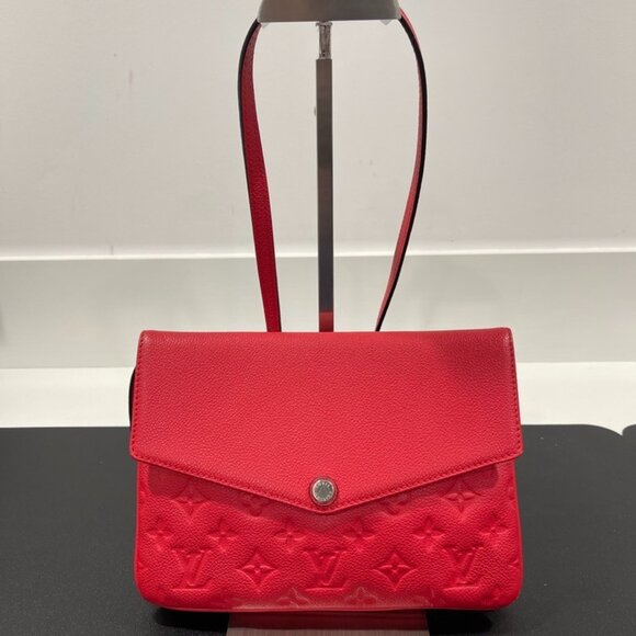 Louis Vuitton Empreinte Twice Poppy Shoulder Bag (JB1094) - Picture 1 of 11